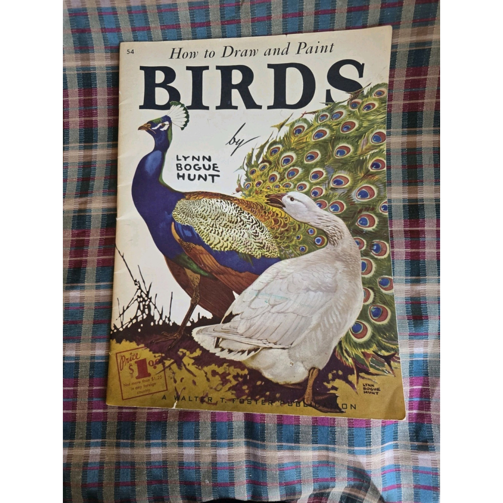 How to Draw and Paint Birds by Lynn Bogue Hunt Walter Foster Art Book Vtg